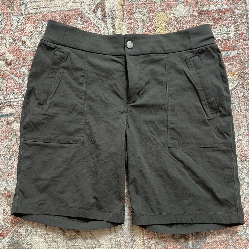Athleta Charcoal Hiking Shorts 9” inseam